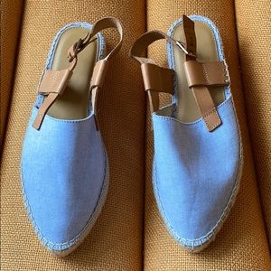 Matt Bernson Chambray Espadrille Flats